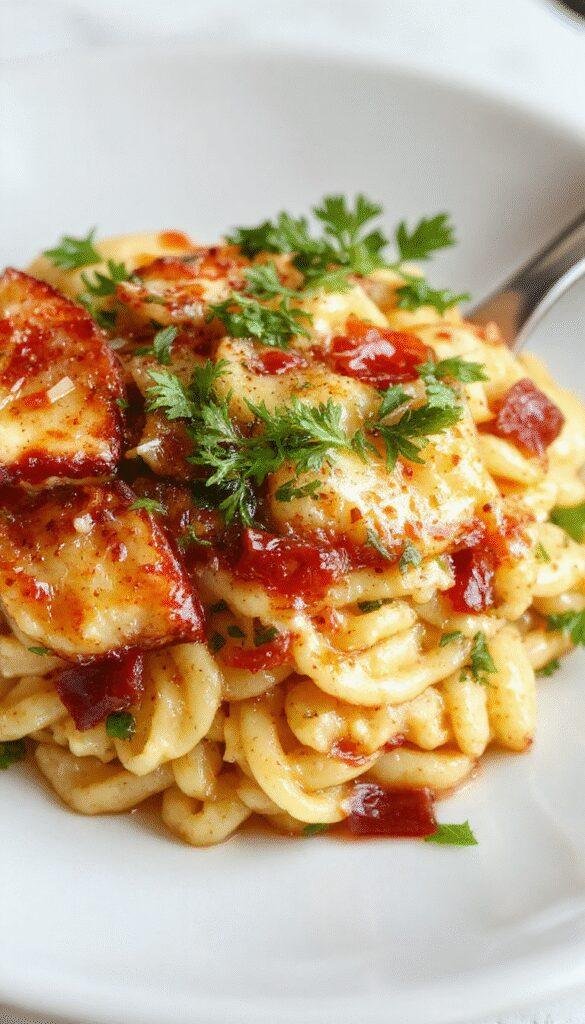 A bowl of beautifully cooked orzo pasta garnished with fresh herbs and vegetables, showcasing a vibrant and appetizing dish.