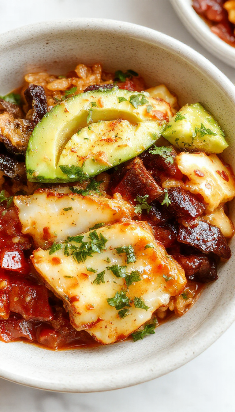 A vibrant plate of Swift Taco Rice Bowls featuring seasoned ground beef, colorful veggies, and topped with shredded cheese and fresh cilantro.