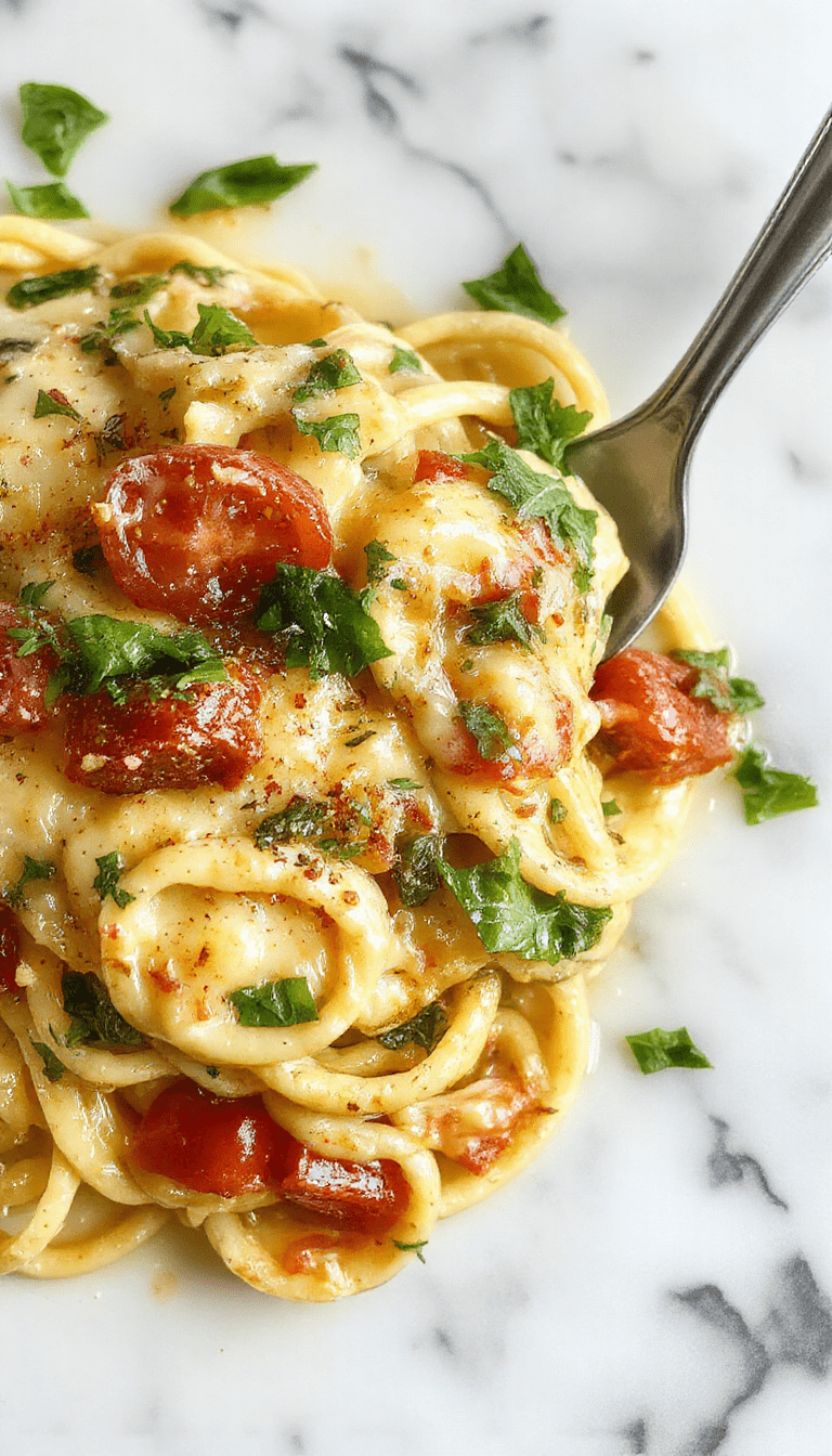 A vibrant plate of creamy spinach and ripe tomato pasta with a sprinkle of grated cheese, fresh basil, and a drizzle of olive oil on a rustic wooden table, highlighting the colorful ingredients, smooth sauce, and appetizing presentation.