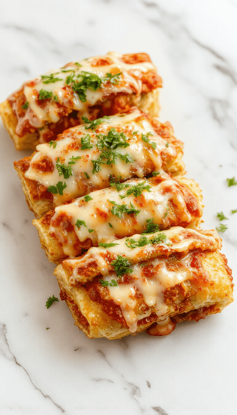 Colorful plate featuring golden-brown tortilla pizza rolls garnished with fresh herbs, sliced to reveal gooey cheese and toppings inside, styled on a vibrant table with a child-friendly setting.