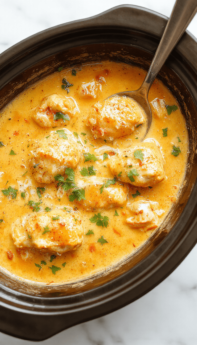 A vibrant bowl of creamy coconut chicken tikka masala with tender chicken pieces coated in a rich, orange-colored sauce, garnished with fresh cilantro and accompanied by steamed rice on a rustic wooden table.