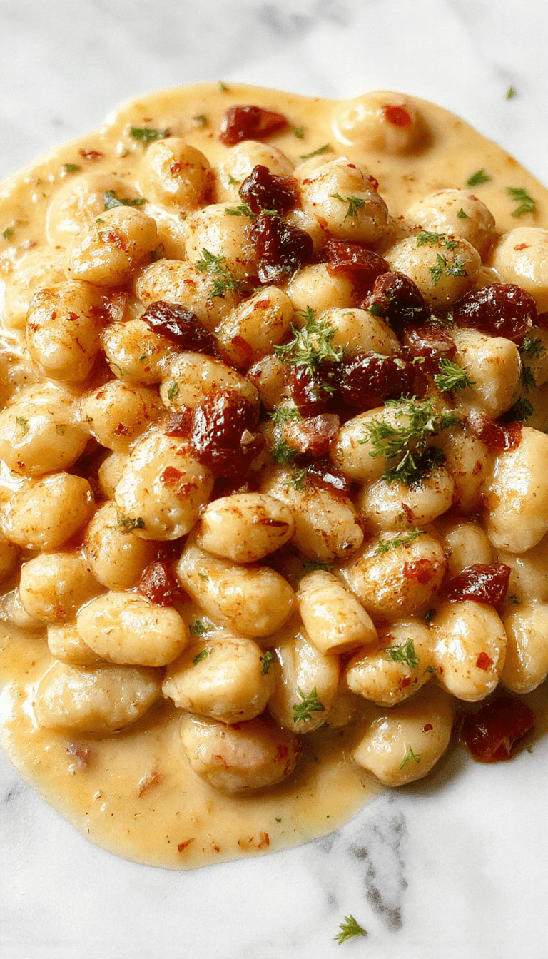 A close-up of a creamy butter beans dish in a rustic white bowl garnished with fresh herbs. The beans are coated in a rich, velvety sauce with vibrant green basil and cherry tomatoes on top. The background features a wooden table with a drizzle of olive oil and Parmesan shavings, styled with a scattering of herbs for a fresh, appetizing look.