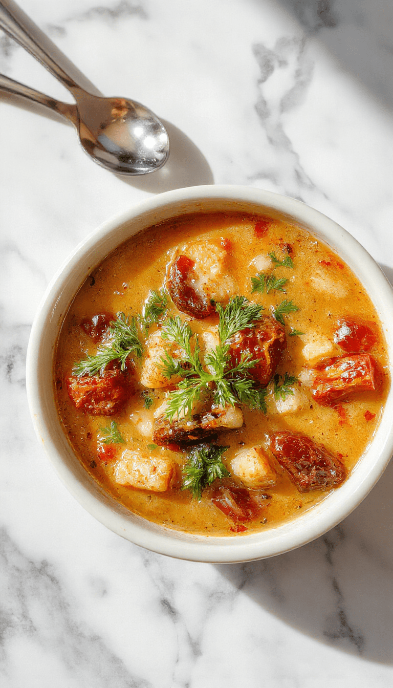 A vibrant bowl of Italian Penicillin Soup featuring a clear broth with chunks of tender chicken, fresh herbs, and colorful vegetables, topped with grated cheese and a sprig of parsley, presented on a rustic wooden table with a spoon beside it, highlighting the textures and warm colors of the nourishing dish.