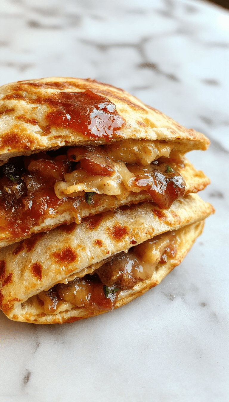 Colorful mini quesadillas arranged on a rustic wooden platter, golden brown with melted cheese oozing out, topped with fresh cilantro and served with salsa and sour cream, styled for a cozy, inviting meal scene.